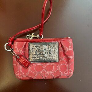 Coach Poppy Wristlet